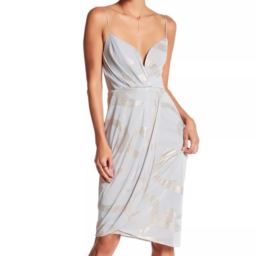 Free people metallic print dress